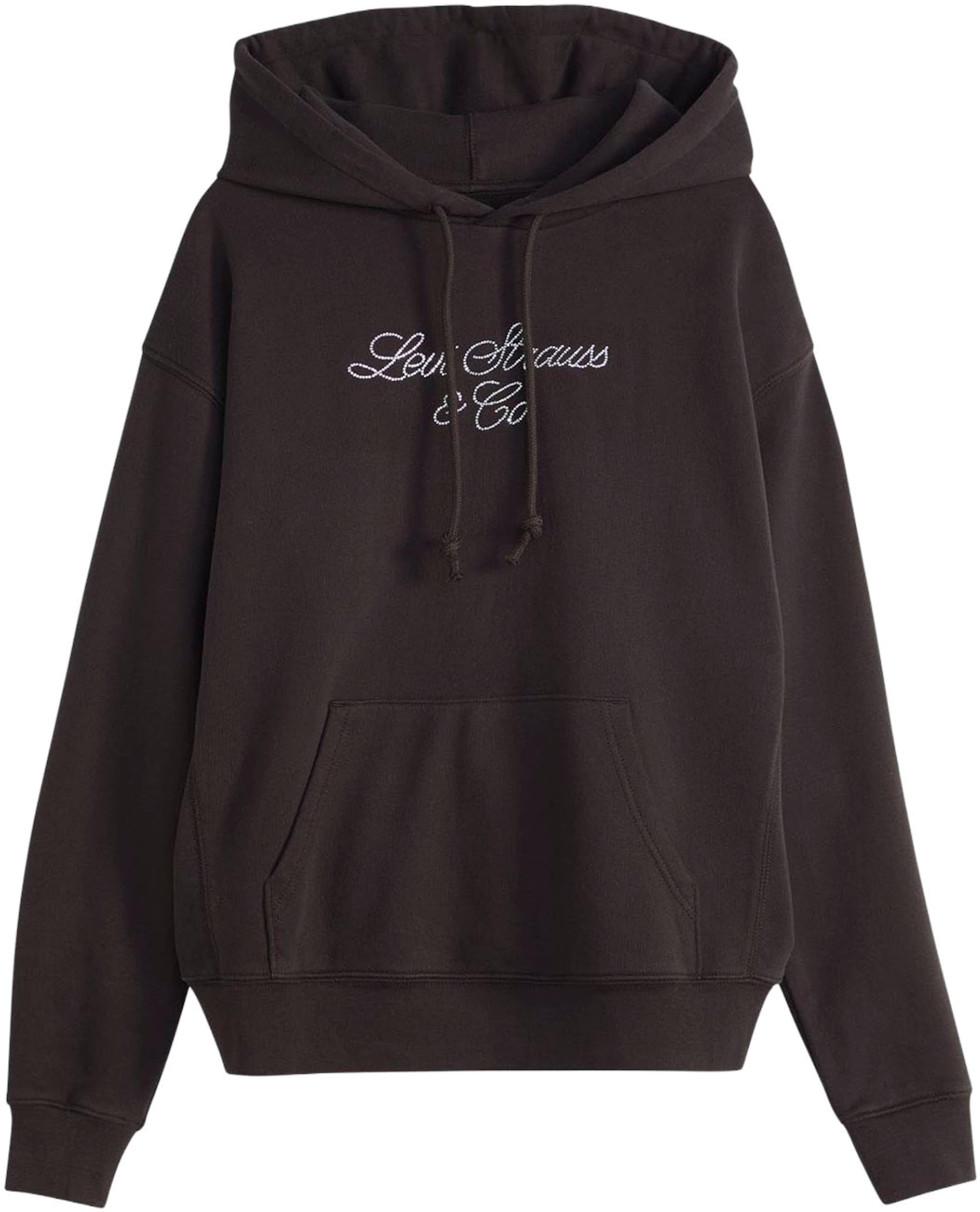 LEVI'S ® Sweatshirt in Schwarz: Vorderseite