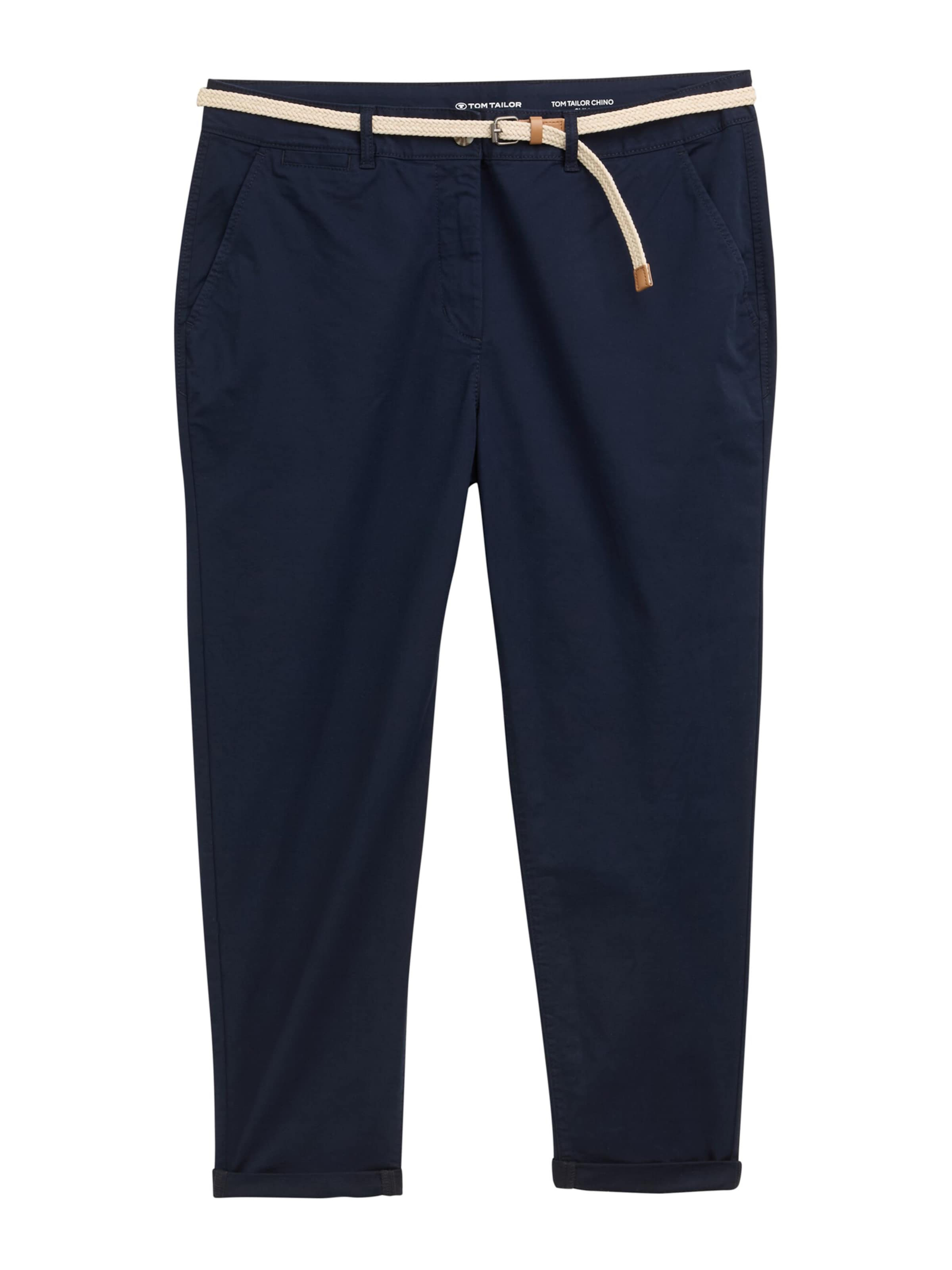 Coupe slim Pantalon chino Tom Tailor Women + en bleu : devant