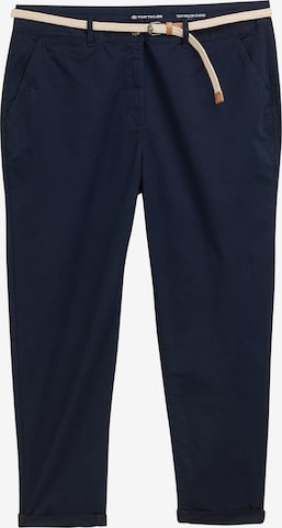 Tom Tailor Women + Slimfit Chinohousut värissä sininen: etupuoli