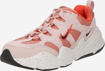 Baskets basses 'TECH HERA' Nike Sportswear en rose : devant