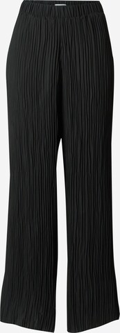 MSCH COPENHAGEN Wide leg Pants 'Bevin' in Black: front