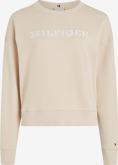 TOMMY HILFIGER Sweater majica u svijetlobež / bijela, Pregled proizvoda