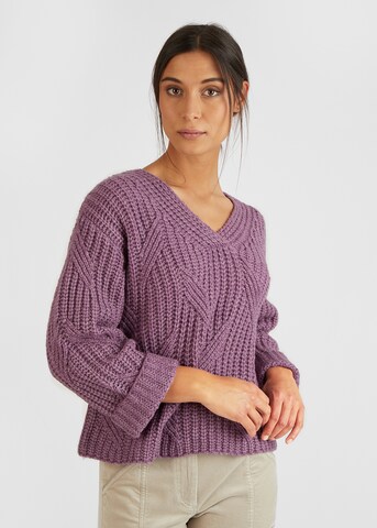 eve in paradise Sweater 'Brinja' in Purple: front