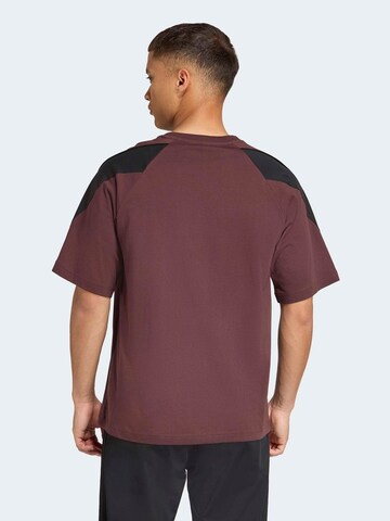 ADIDAS SPORTSWEAR Λειτουργικό μπλουζάκι 'STADIUM' σε καφέ
