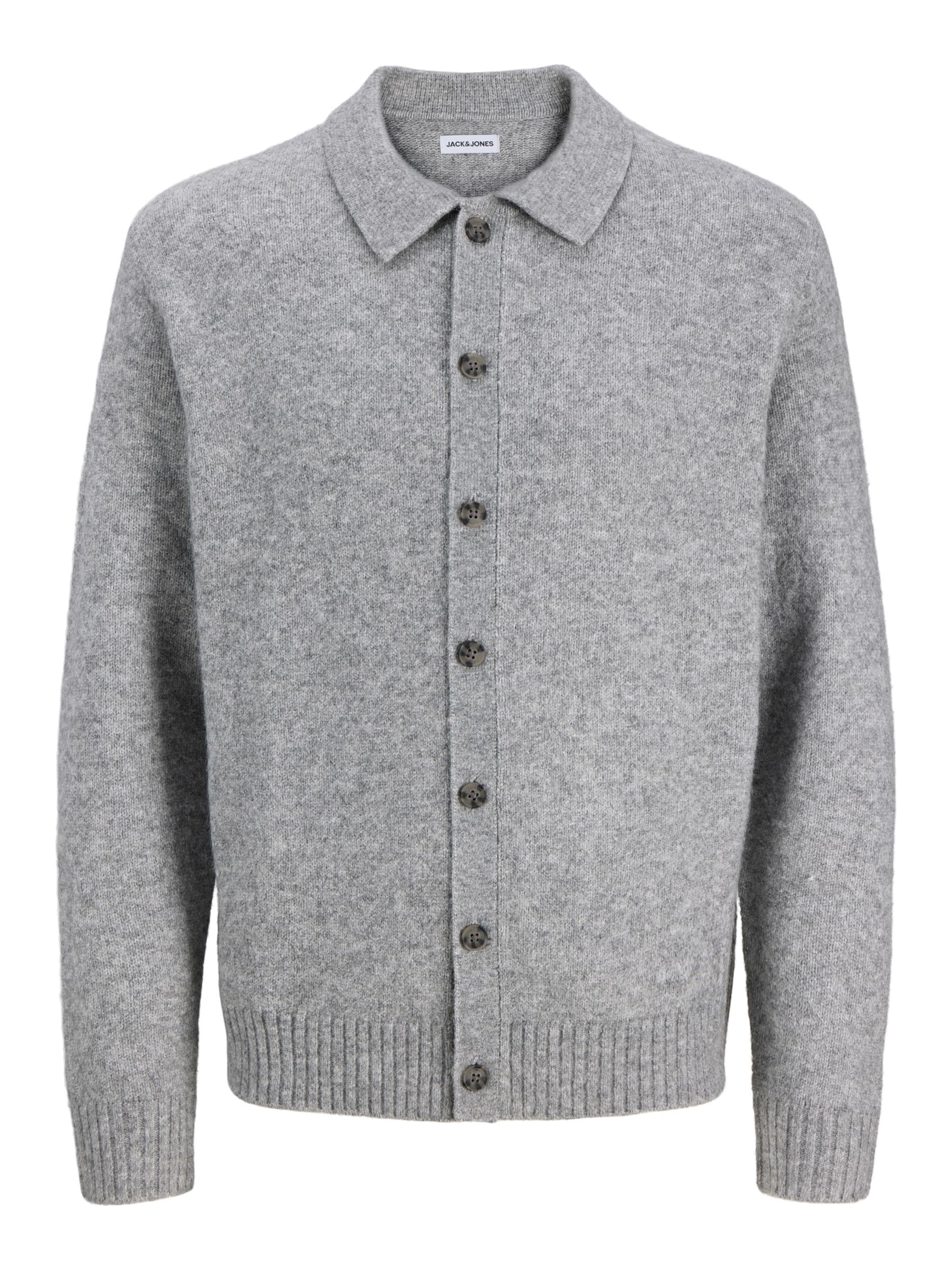 JACK & JONES - Cárdigan en gris: frente