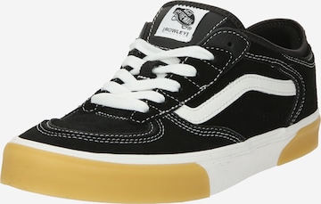 VANS - Zapatillas deportivas bajas 'Rowley' en negro: frente