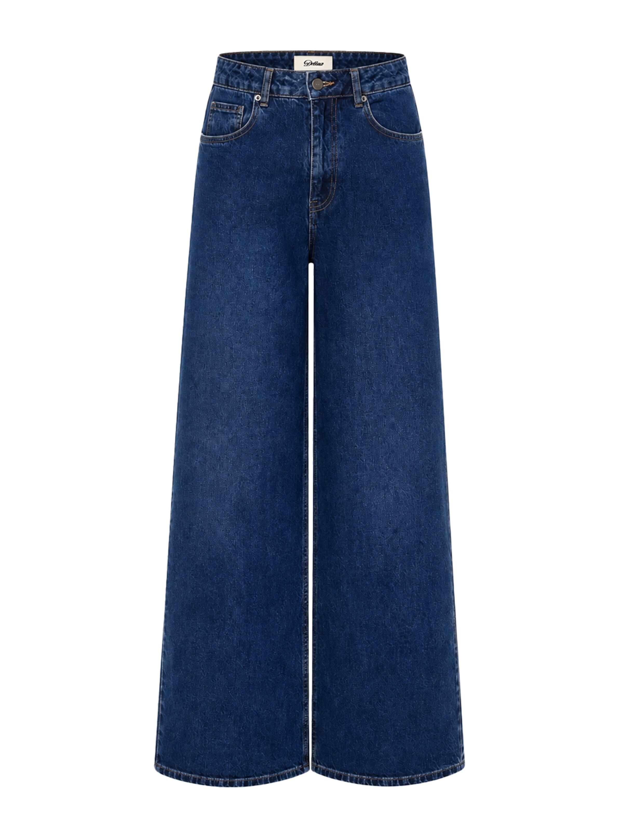 About You x Dani Klieber Wide leg Jeans in Blue: front