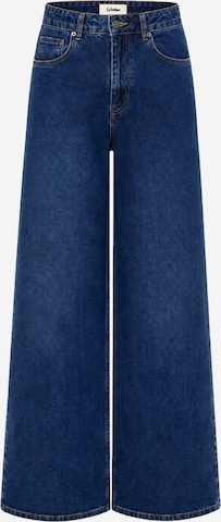 Wide Leg Jean About You x Dani Klieber en bleu : devant