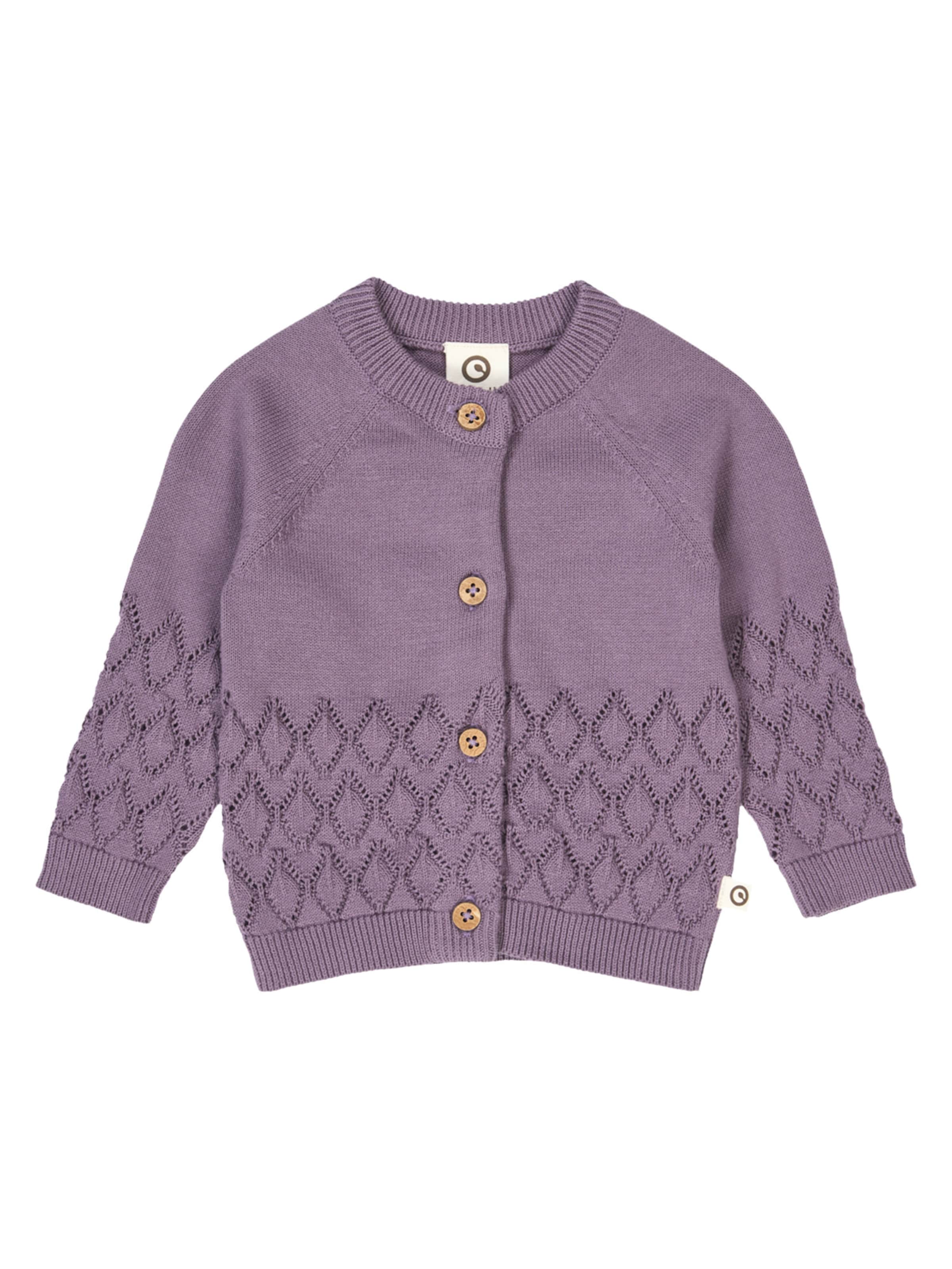 Giacchetta di Müsli by GREEN COTTON in lilla: frontale