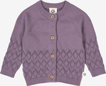 Müsli Strickjacke in Lila: Vorderseite