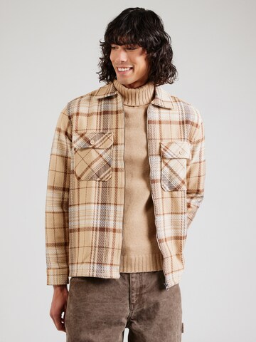 Only & Sons Between-season jacket 'ONSPRESTON' in Beige: front