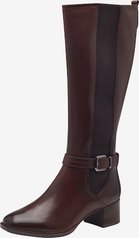 Bottes Tamaris en marron : devant