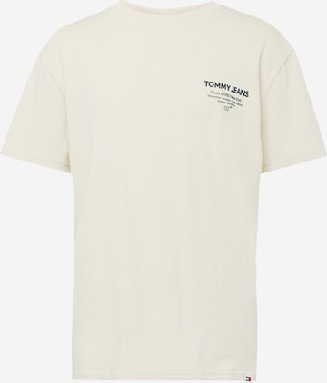 T-Shirt 'Essential' Tommy Jeans en beige : devant