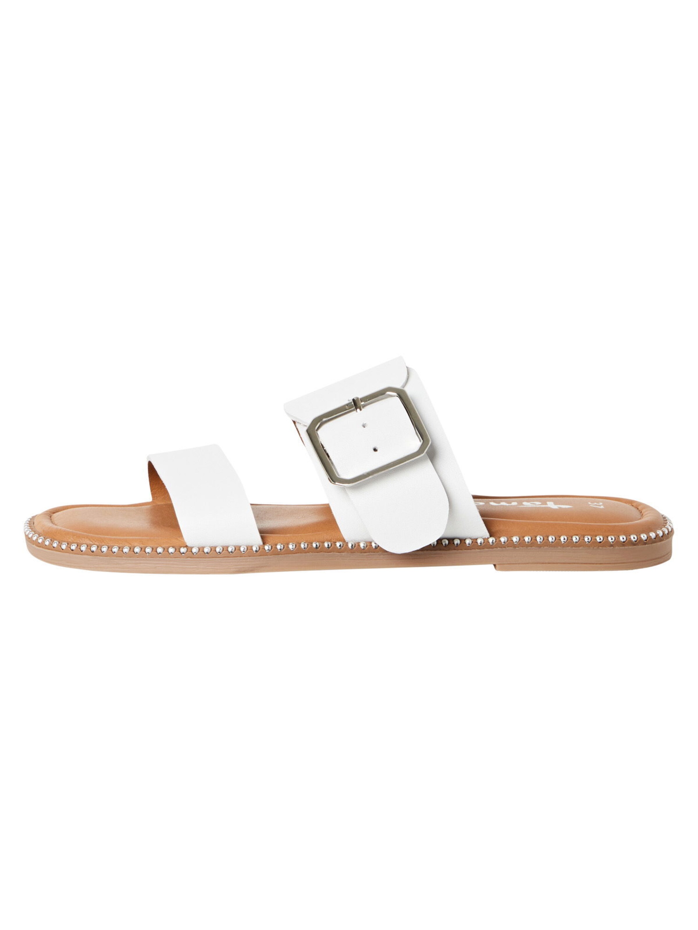 Tamaris Pantolette in Weiß