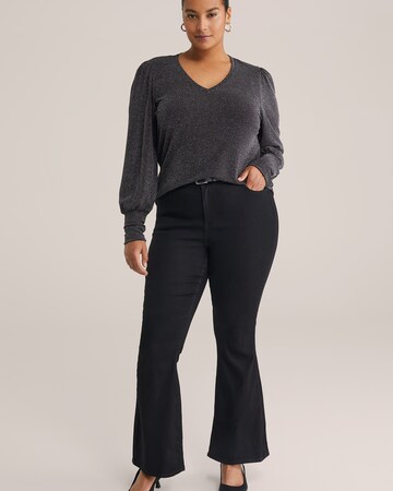 WE Fashion Bluzka w kolorze czarny