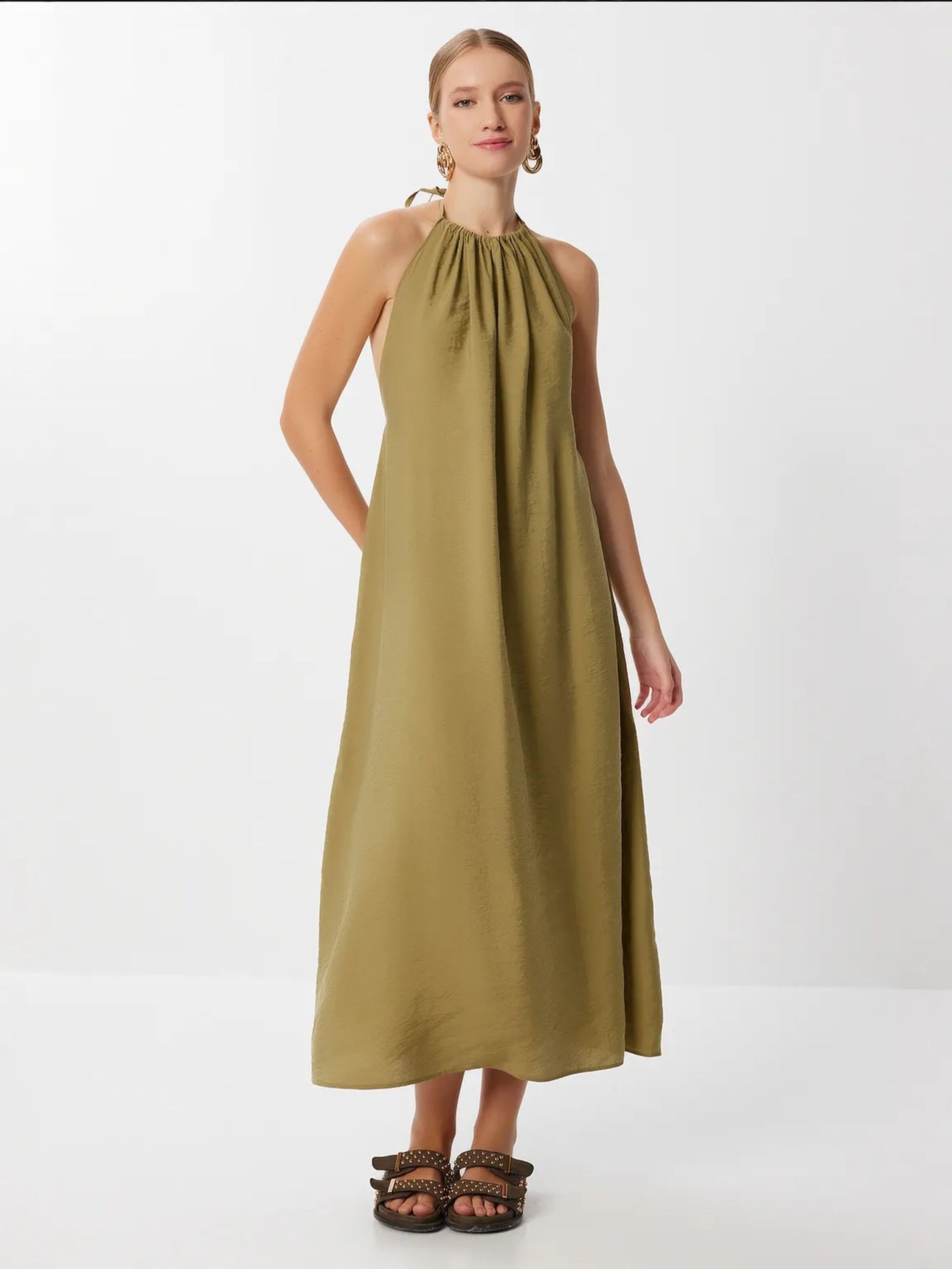 Robe d’été Happiness İstanbul en vert