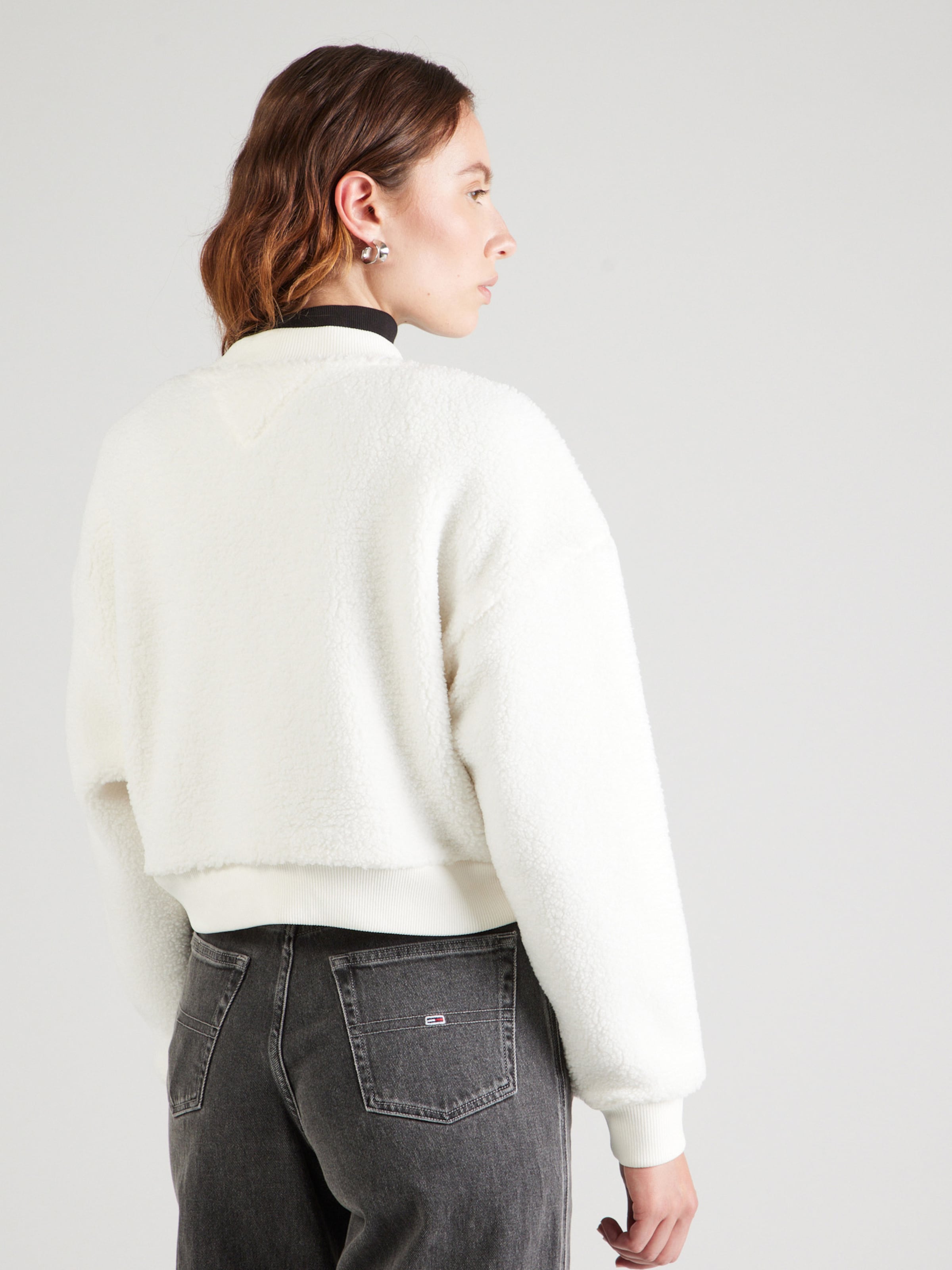 Veste en polaire Tommy Jeans en Blanc ABOUT YOU