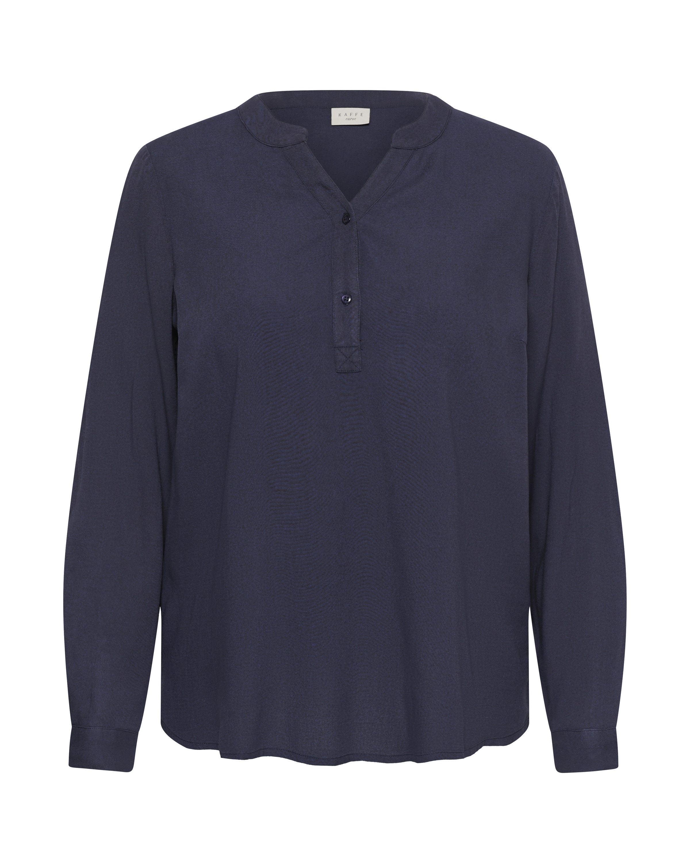 KAFFE CURVE - Blusa 'Sida' en gris: frente