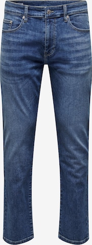 regular Jeans 'Weft' di Only & Sons in blu: frontale