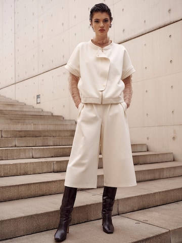 Wide Leg Pantalon 'ELEVATE_ Elsa Culotte' I want the moon en beige