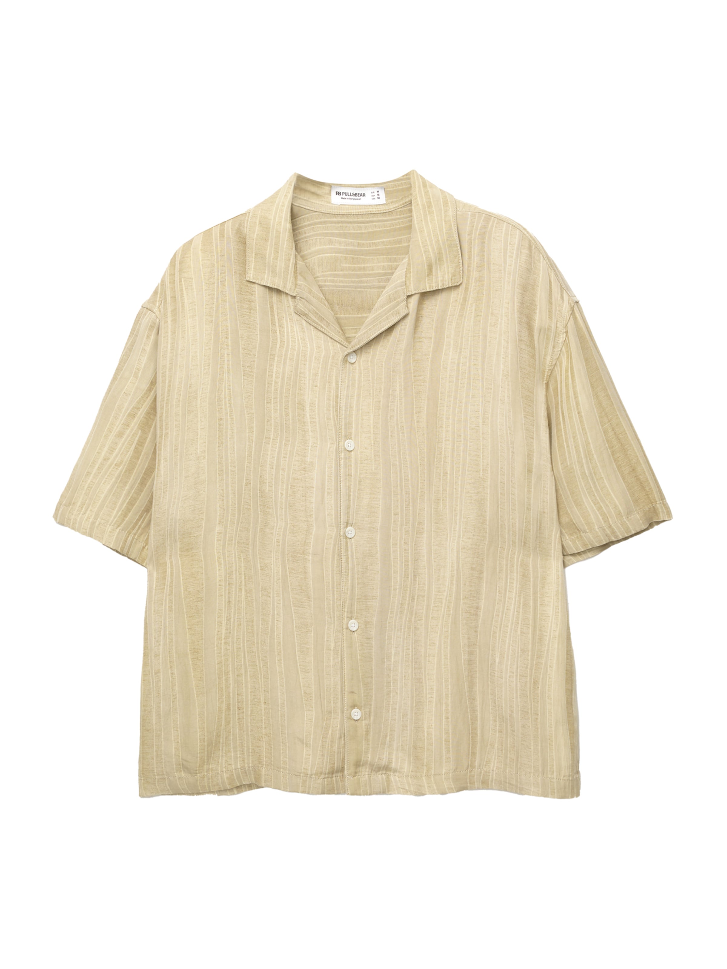 Pull&Bear Comfort fit Ing - zöld: elől