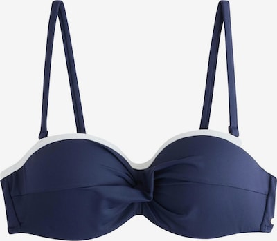 Mint Velvet Bikini gornji dio veličine 80/F u mornarsko plava / bijela, Pregled proizvoda