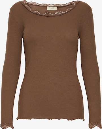Fransa Shirt 'FRHIZAMOND' in Brown: front