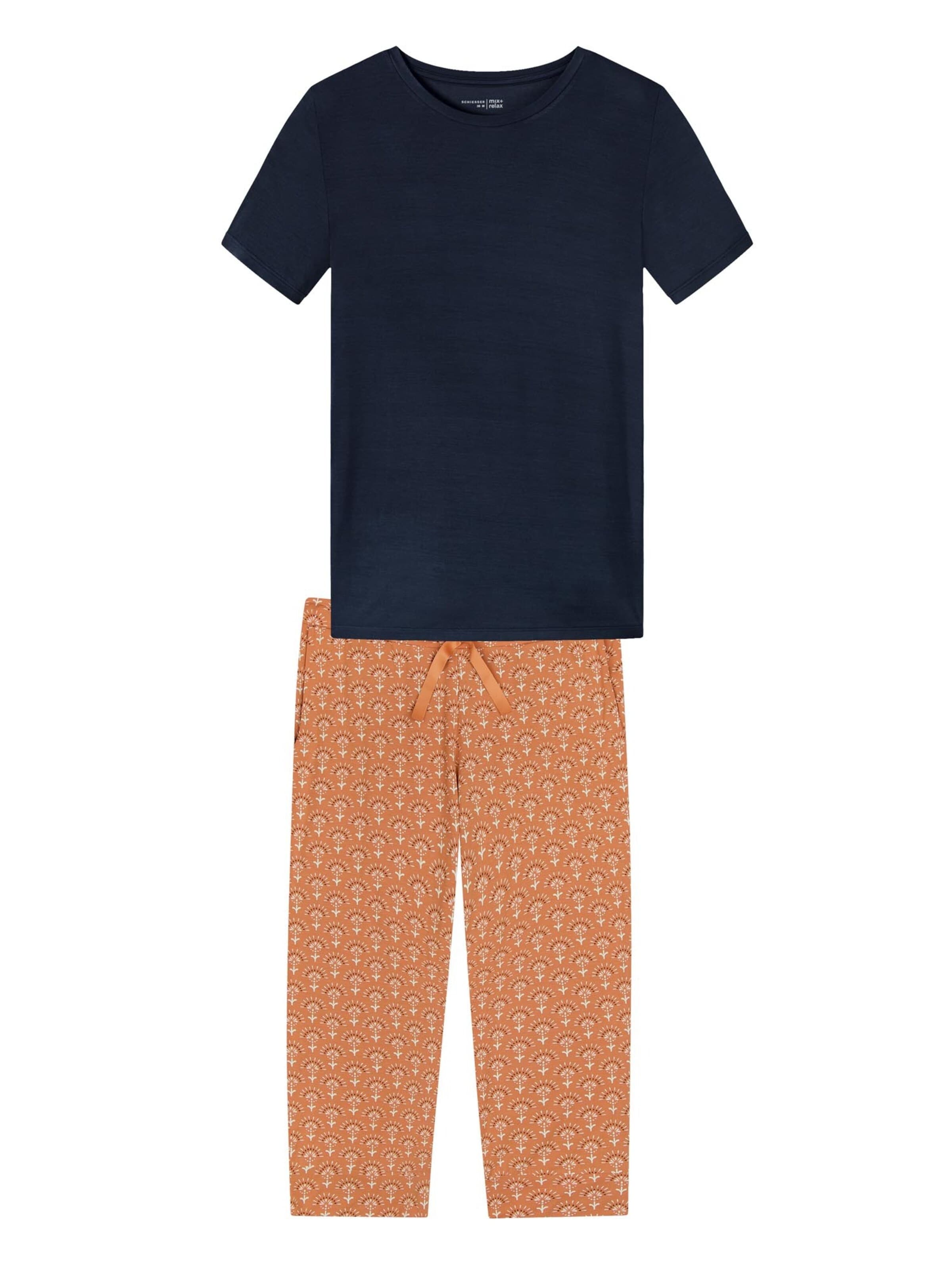 SCHIESSER Pyjama 'Mix & Relax'‌‌‌‌‌‌‌‌‌‌ in XS/Regular in mischfarben, Produktansicht