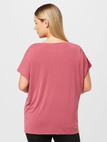 Vero Moda Curve - Camiseta 'FILLI' en rojo