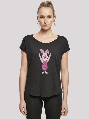 F4NT4STIC T-Shirt 'Winnie The Pooh Piglet' in Schwarz: Vorderseite