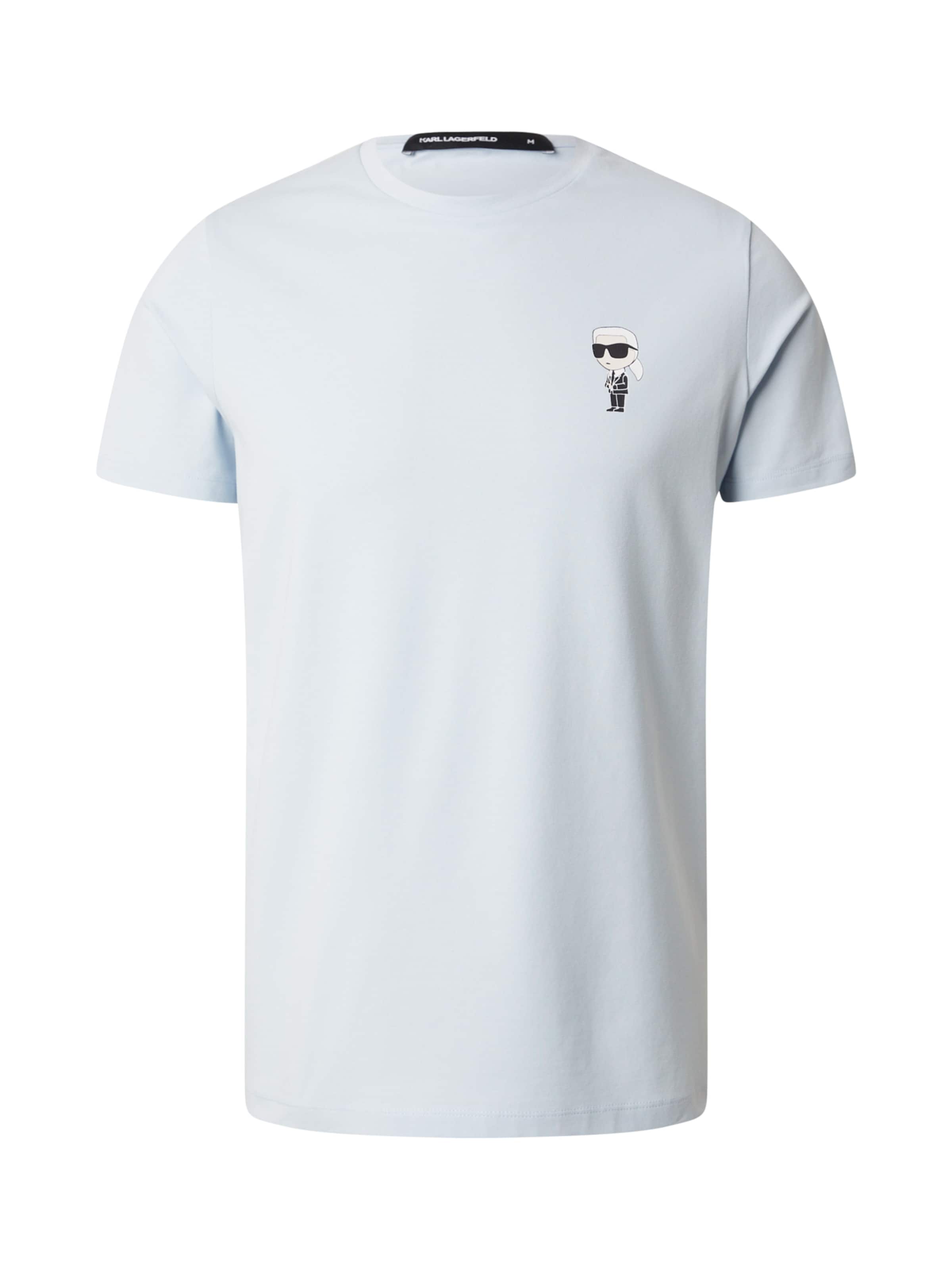 Karl Lagerfeld Shirt in S in Light blue / Black / White, Item view