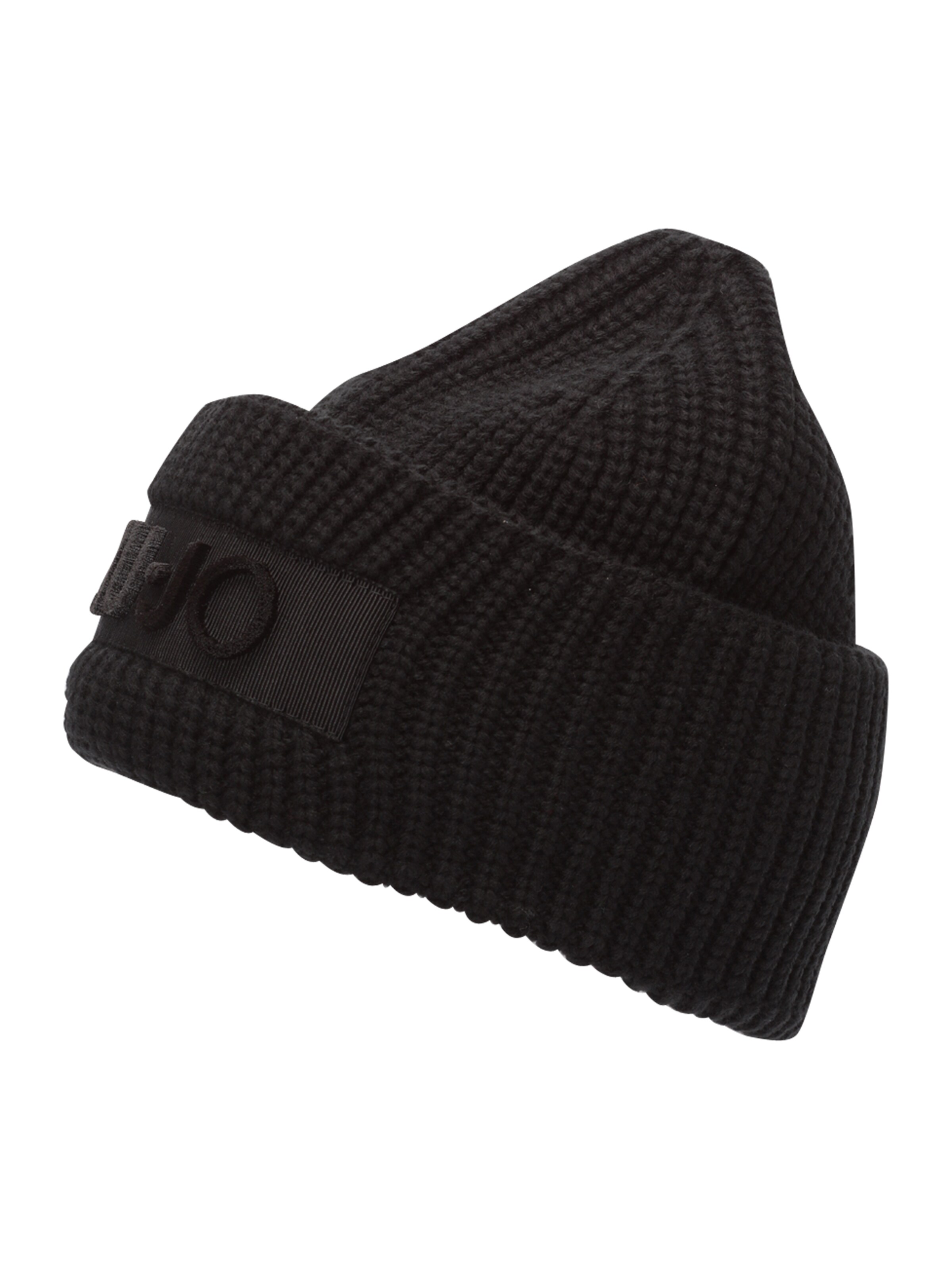 Bonnet Liu Jo en noir : devant