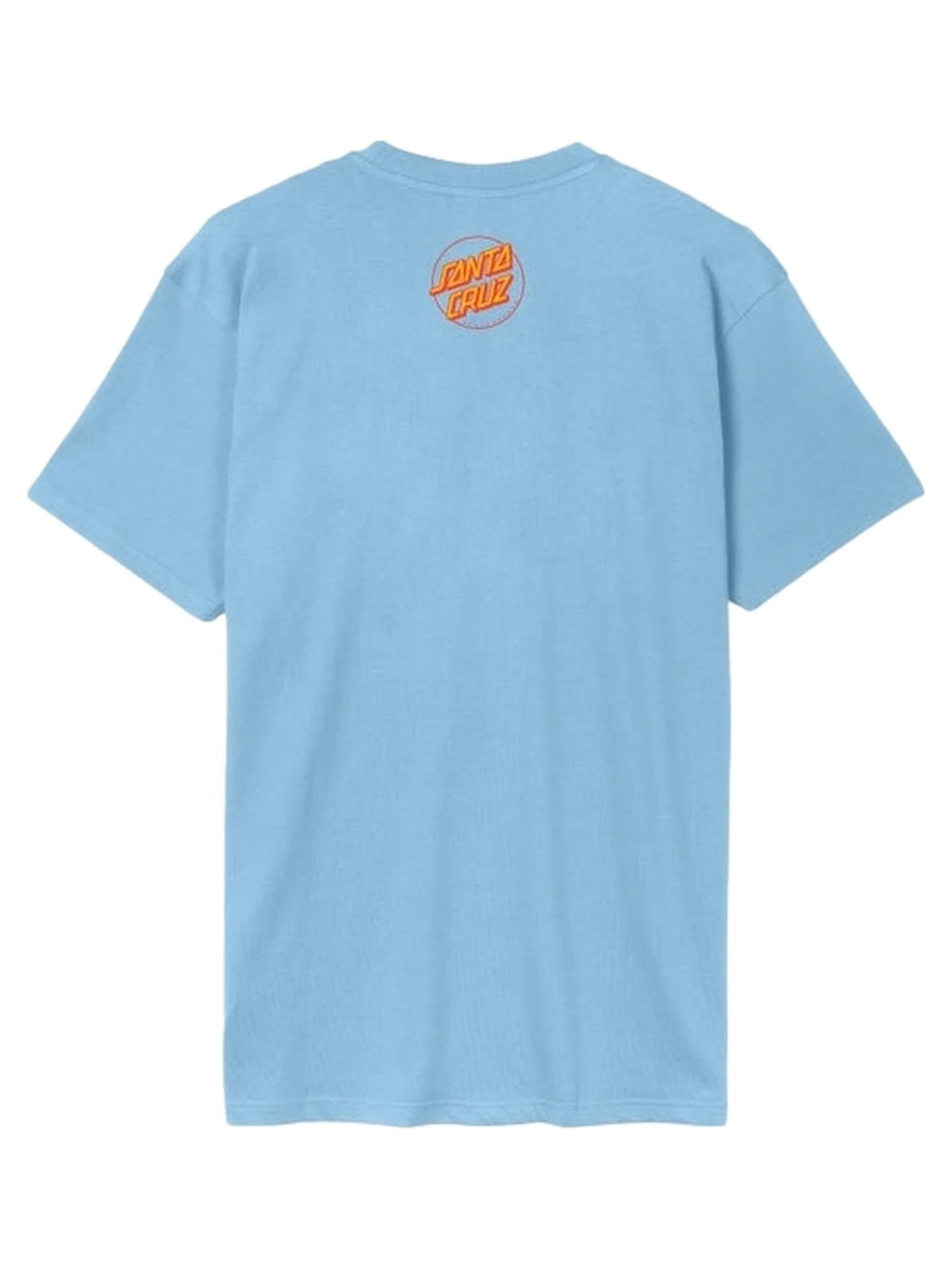 Santa Cruz - Camiseta 'Camiseta santa cruz azul screaming hibiscus front tee' en azul