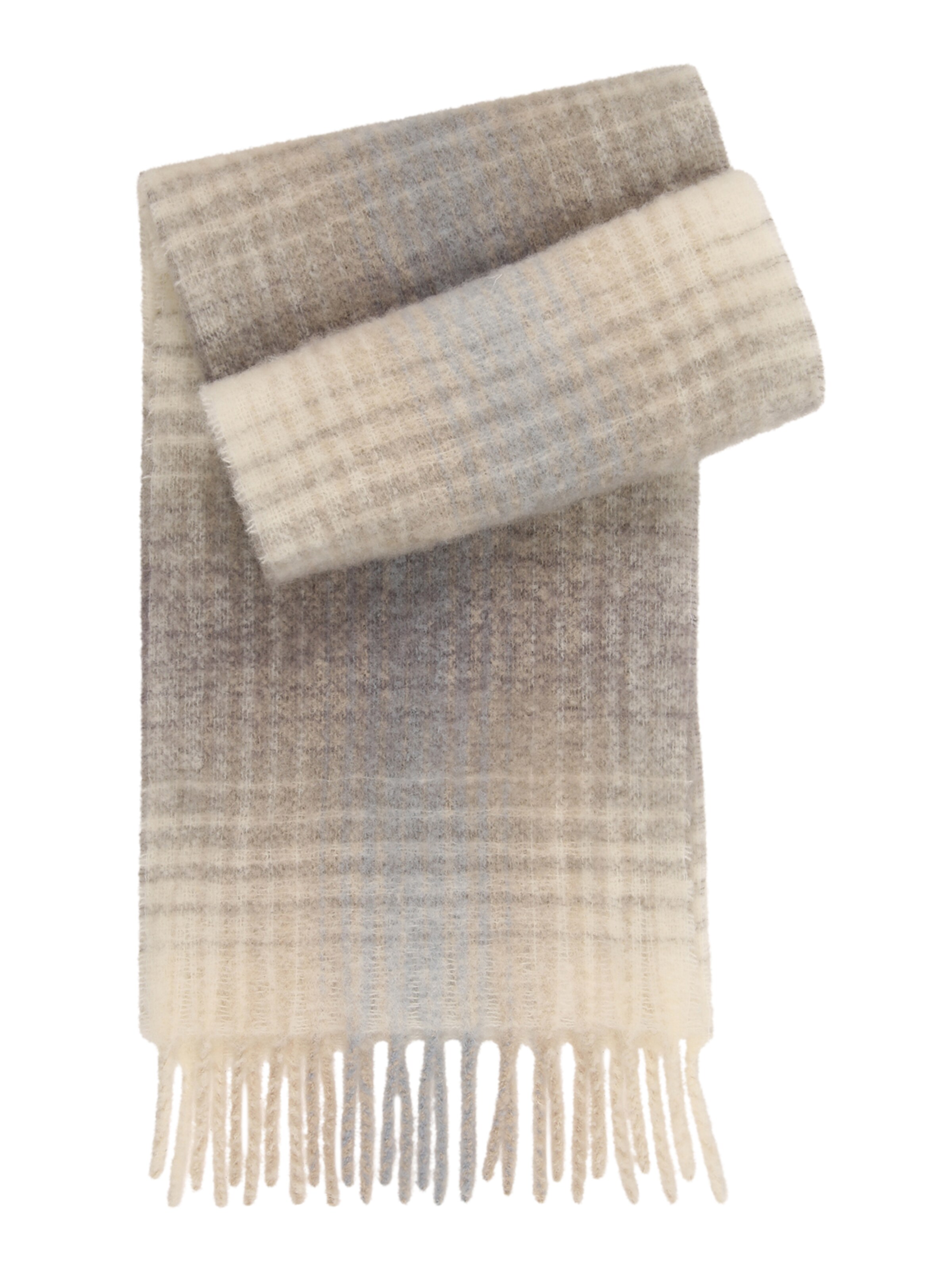 NN07 Scarf 'Two 9017' in Beige: front