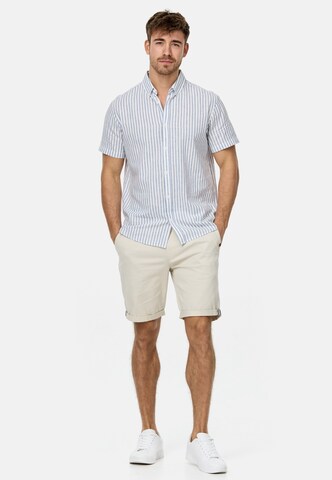 INDICODE JEANS Regular fit Overhemd 'Bravida' in Blauw