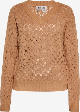 Pull-over Sidona en marron : devant