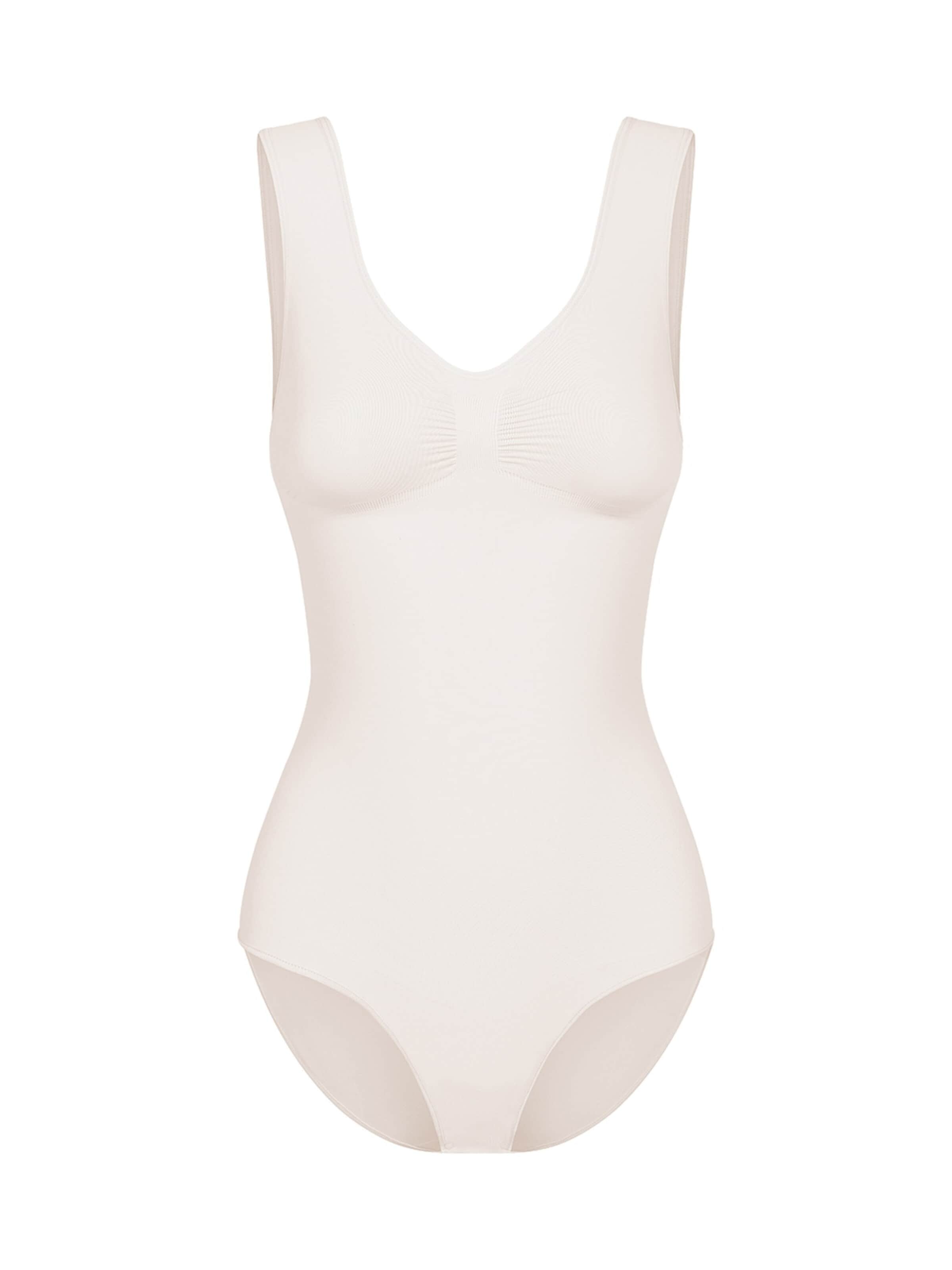 cfab Shapingbody 'Tank Bodysuit Sculpting Shapewear mit Slip' i beige: framsida