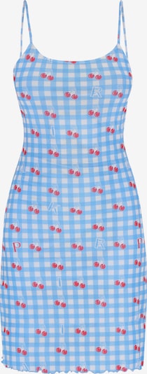 Vasarinė suknelė 'Spring Summer' iš MYMO, spalva – šviesiai mėlyna / raudona / balta, Prekių apžvalga