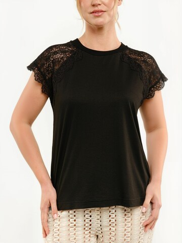 Liberte Essentiel T-shirt ' MILLA ' in Schwarz