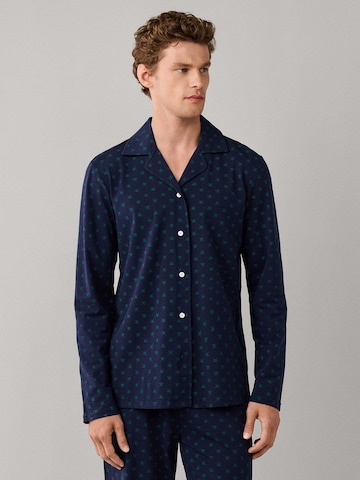 Hackett London Pyjama in Blau: Vorderseite