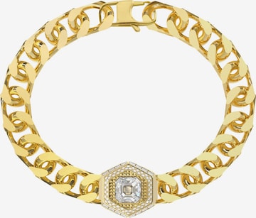 GUESS - Pulsera 'EXAGON' en oro: frente