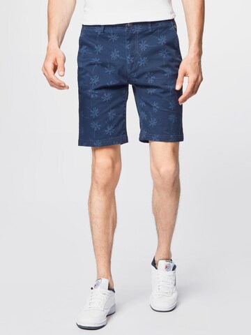 BLEND Regular Chinoshorts in Blau: predná strana