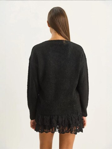 Pull-over 'Pullover' Bianco Lucci en noir