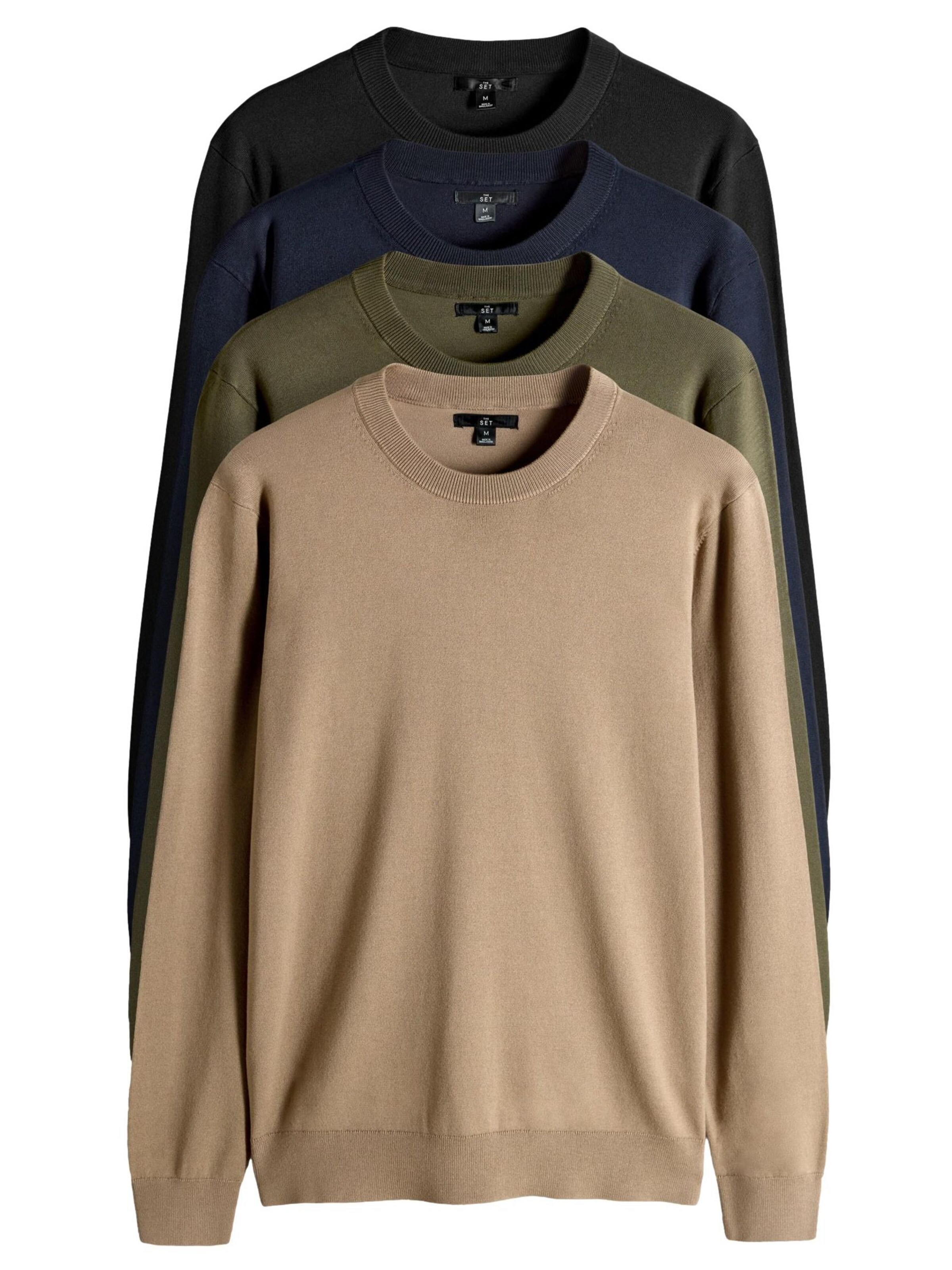 The Set Tröja i beige: framsida