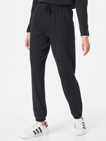 Effilé Pantalon ADIDAS ORIGINALS en noir : devant