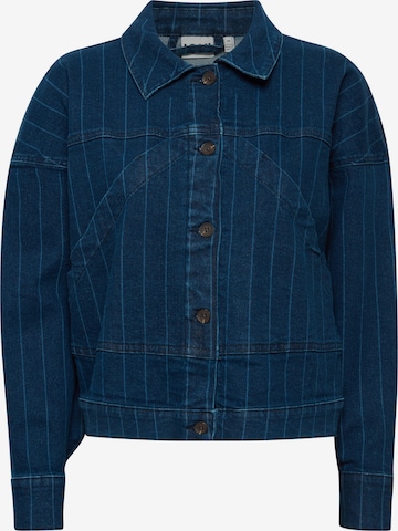 ICHI Prehodna jakna 'ADISSA' | modra barva: sprednja stran