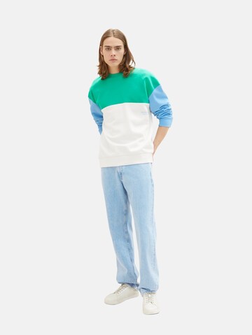 Felpa di TOM TAILOR DENIM in verde