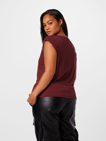 T-shirt 'Zola' ABOUT YOU Curvy en marron