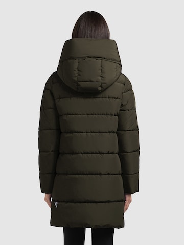 khujo Winter Jacket 'Grimes' in Green