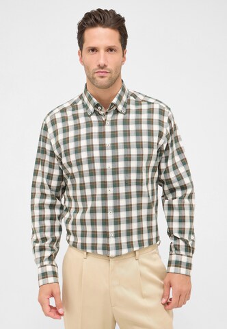 ETERNA Regular fit Business shirt in Green: front